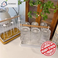 Rak Cawan Dapur Besi Wrought Iron | Kitchen Cup Holder Hanging Drain Cup Shelf Storage Rack Untuk Ru