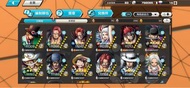One piece bounty rush海賊王帳號 26Exs超傳 黑白鬍子黃猿都有 高支援有彩色章