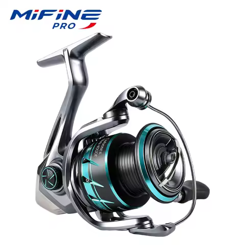 MIFINE CARBONEX ULTRA SPINNING REEL with CNC Aluminum Spool 6+1BB 5.2:1 Max Drag 12KG Size 800-4000 