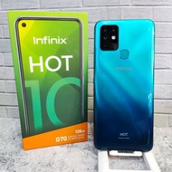 INFINIX HOT 10 RAM 6GB INTERNAL 128GB HP SECOND SEKEN BEKAS INFINIK