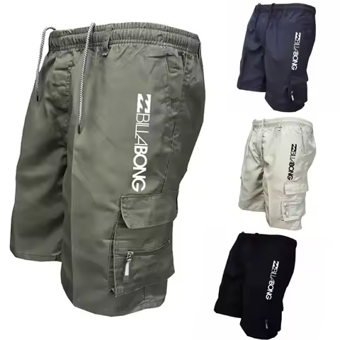 Men's Fashion Multi-Pocket Running Shorts Summer 2026 Loose Sports Basketball Coach Workwear Casual 