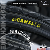 ยางนอกจักรยาน 26 นิ้ว CAMEL 26x1.50 นิ้ว (40-559)  ลายยาง CB-529-10