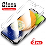 LP-8 SMT🧼CM 3Pcs Full Cover For Samsung Galaxy A03 Glass Screen Protector For Samsung A03 Protective Glass Samsang A 03