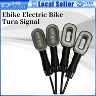 2Pcs/Bag Ebike Taillight Universal LED Turn Signal Light Ring Indicator 48-60V Turn Signal Rear Rack