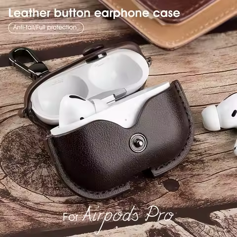 Protective Cover for Apple Airpods 3 2 1 Charging Leather Bluetooth Wireless Earphone Case for AirPo