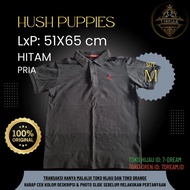 Hush Puppies || Original || Polo Shirt || Pria || Hitam || I-24.054