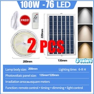 MURYOO solar ceiling light Buy 1 Take 1400W 500W 600W Indoor Light PVC Ceiling Lamp With Panel Solar