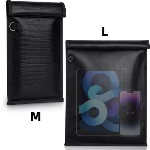Faraday Bags for Phones and Car Key, Signal Blocking Pouch, Cell Phone Signal Jammer, Car Key/WiFi/R
