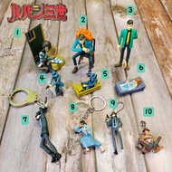 日本 魯邦三世 公仔 玩具 非賣品 吊飾 鑰匙圈 人形