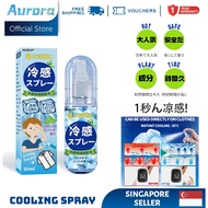 ❤SG Stock❤Japan Cooling menthol body spray 50ml / Instant -20℃ Cooling kool fever Spray Summer Relie