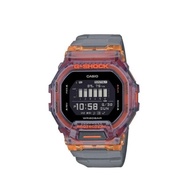 GDB-200 GSK Orange Gray Digital Men's Watch With Metal Box