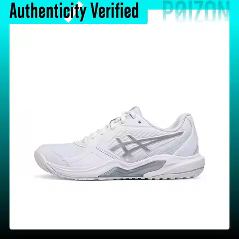 ASICS GEL DEDICATE 9 Tennis Shoes Women's Low Top White/Silver Gray 1042A316-101