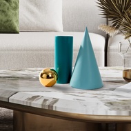 Rzone Modern Simple Morandi Color Geometric Ornaments Model Room Entrance Sales Office Soft Ornament