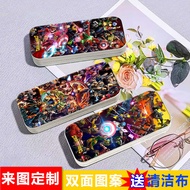 Marvel Avengers Customized Glasses Case Children Lightweight Shock-resistant Sunglasses Myopia Box L