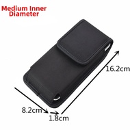 Mens Belt Pouch for Apple 16Promax Huawei Mate50 Mobile Phone Bag Work Site Leather Waist Bag Clip-O