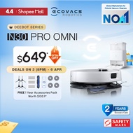 [BEST SALE] ECOVACS DEEBOT N30 PRO OMNI ROBOT VACUUM | 10,000 PA | ZEROTANGLE™ 2.0 | 60°C HOT WATER 