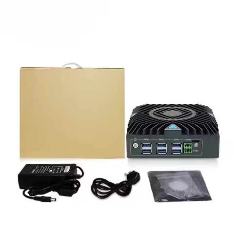 The New I3/I5 8th/10th Gen Fanless Mini Pc Quad Gigabit LAN 6 USB 3.1 M.2 Slot Industrial Motherboar