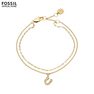 Fossil Womens Sutton Bracelet ( JF04907710 ) - Gold Brass Brass