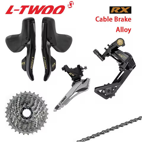 LTWOO RX 2x12 Speed, Groupset Mechanical Brake Dual Control Lever 12V Shifter Carbon Fiber Shifter+ 