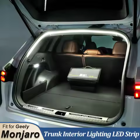 LINNUNU Car Rear Trunk LED Light Bar Strips Interior Decorative Lamp Strip For Geely Monjaro Starray