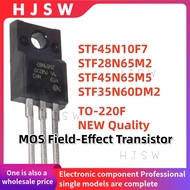 5PCS STF45N10F7 STF28N65M2 STF45N65M5 STF35N60DM2 45N10F7 28N65M2 45N65M5 35N60DM2 TO-220F MOS Field