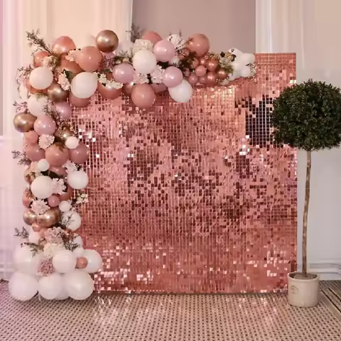 2M Backdrop Fornite Rain For Photo Zone Birthday Decoration Wedding Decor Christmas Tinsel Glitter F
