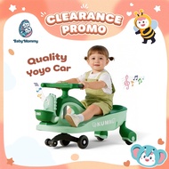 Quality Yoyo Car Swing Car Light Music Toddler Twist Car LED WheelsSwing Car Kereta Yoyo Mainan 儿童扭扭