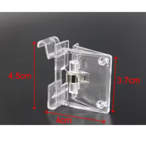 Shelf Channel Pop Clips Plastic Data Strip Sign Promotional Card Holder Price Tag Display Rack Talke