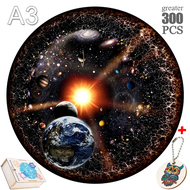 Mysterious Taichi Mandala Puzzles For Adults Kids Brightly Colored Wooden Jigsaw Puzzles Elegant Sha