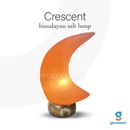 Salt Lamp Crescent Himalayan Salt Lamp Fengshui salt crystal light Festival Table lamp