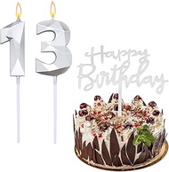 Birthday Candles Numbers 13, Cake Decoration 13th Birthday Girl, Cake Decoration Girl 13th Birthday,