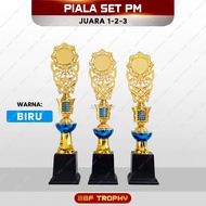 PM Cup Set 1st-2nd-3rd Place biru