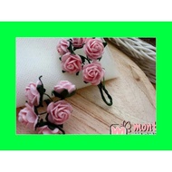 MAWAR Pastel Pink Paper Rose Flower Application ABK-011 Online Sewing Tool Store