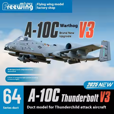Freewing'S New Dual 64mm Ducted A-10 V3 "Thunderbolt Ii" Simulation Twin Engine Attack Aircraft Mode