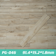 พื้นกระเบื้องยาง พื้น PVC ลายไม้กาวในตัว ขนาด 5 ตารางเมตร(35แผ่น) ยาว91.4x15.2 cm หนา 1.8มม.
