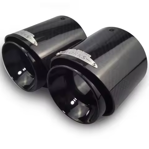 Carbon Fiber Exhaust Muffler Tips Fit for Mini Cooper R55 R56 R57 R58 R59 R60 R61 F54 F55 F56 F57 F6