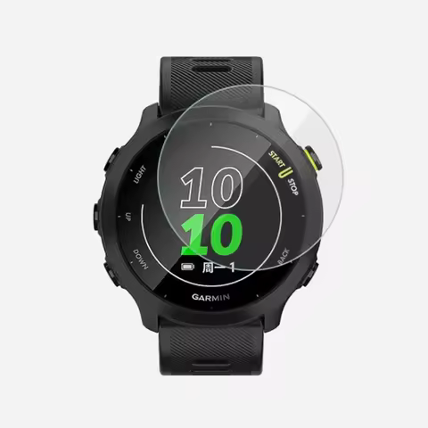 2PCS Tempered Glass Watch For Garmin Forerunner 55 158 Screen Protector Film For Fr158 Fr55 SmartWat