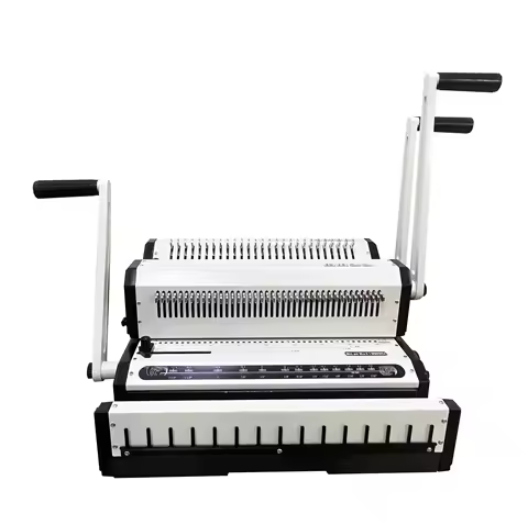 Binding Machine 2:1+3:1 Double Wire Binding Machine Single-pass 25 Pages Punching Suitable for Book 