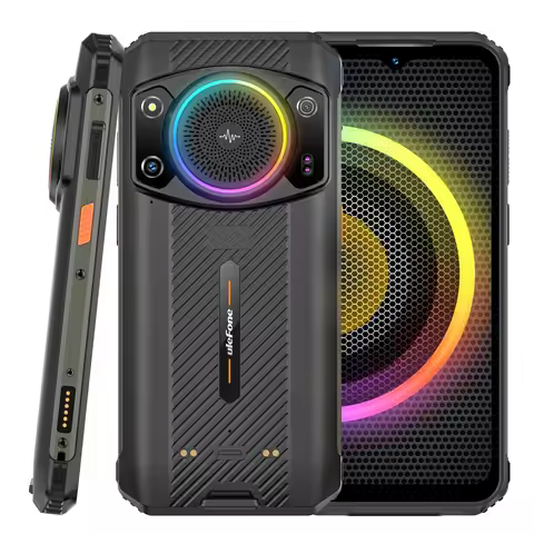 Ulefone Armor 21 8GB+256GB Rugged Phone Night Vision 9600mAh 6.58'' Android 13 Helio G99 NFC 4G Smar