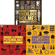 Paper Books 352页 全彩 A4 DK-Big Ideas Simply Explained Sherlock/Psychology/ Religions