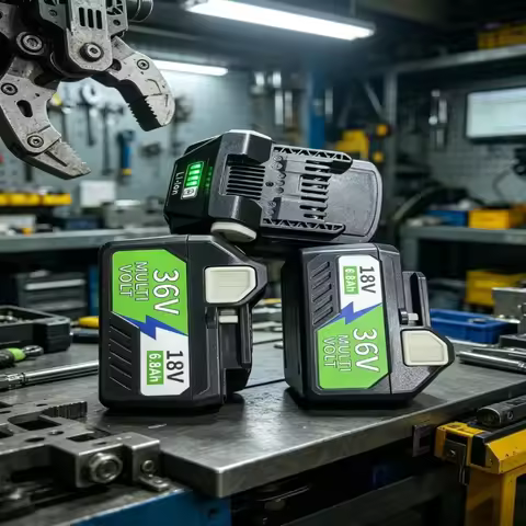 High Power MultiVolt Battery 18V 36V Compatible with HiKOKI BSL36A18 BSL36B18 Hitachi Metabo HPT BSL