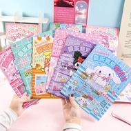 Ready Stock Sanrio 3D Bubble Sticker Kuromi Dress Up Sticker Book Puzzle Quiet Book Sanrio3D 3D Bubb