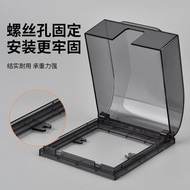A/🔔Nines Ultra-Thin Waterproof Box with Screws86Type Socket Waterproof Box Ultra-Thin with Screws Disassembly Switch Wat