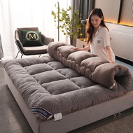 Grey Color Mattress Lamb Plush Mattress Bedding Thicker 10cm Mattress Tatami Mattress Topper Tilam S