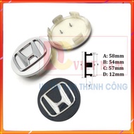 01 Honda car wheel rim Logo, diameter 58mm HDA58 - GENUINE PRODUCTS [New]