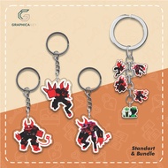 GANTUNGAN Keychain Acrylic Keychain/ FORSAKEN 1X1X1X1 & GUEST 666 (BETRAYED, TIMELESS & GUEST 666)