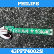 TOMBOL PCB Sensor & Pcb Button TV PHILIPS 43PFT4002S Sensor TV PHILIPS 43PFT4002 Button TV PHILIPS 4