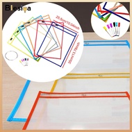 6x Dry Erase Pocket Sleeves Dry Erase Pockets Ticket Holders
