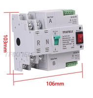 ATS 4P 2P 100A MCB type Dual Power Automatic transfer switch Circuit Breaker Electrical Switch Dual 