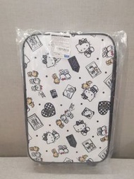 全新日版Sanrio可愛Hello Kitty 手提拉桿帶輪行李箱 行李喼景品（白色款）［清貨價］